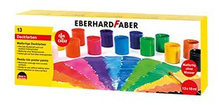 Eberhard Faber 575613 Ready-to-paint deck paints, 13 bowls each with 18 ml colour, colourful