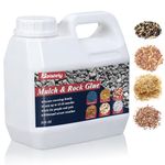 Mulch Glue for Landscaping, Powerful Concentrated Mulch Glue for Pea Gravel, Rock Glue, Gravel Binder, Secure Covering Firmly, Non-Toxic Mulch Glue for Rocks for Locking Most Mulches (35oz)