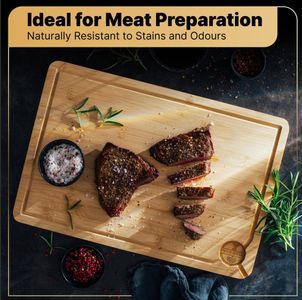 Deer & Oak XL Bamboo Cutting Board – Extra Large Chopping Surface