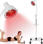 Okyna Infrared Light Therapy Lamp, Infrared Lamp with Stand, 275W Near Infrared Therapy Lamp Red Light Therapy for Body or Pain Therapy Device