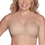 Vanity Fair Women's Beauty Back Smoothing Strapless Bra (34B - 44DD), Rose Beige, 38C