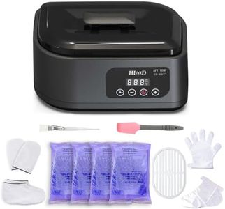 HLead Paraffin Wax Machine for Hand and Feet，Touchscreen Paraffin Wax Warmer with Wax Moisturizing Paraffin Spa Wax Bath Kit, Large Capacity at Home for Smooth and Soft Skin