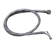 Flexible Oil Line Hose Braided 1/4" M 90 x 3/8" F Nut. 900mm Long Riello Compatable