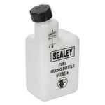 Sealey JMIX01 2 Stroke Petrol/Fuel Mixing Bottle, 1L , White