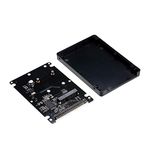 Docooler mSATA to 2.5" 44PIN Leg/IDE SSD HDD mSATA to Leg Converter Adapter Box