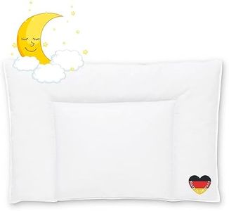 Koru Kids® Kinder Kopfkissen 40x60 cm – 100% Baumwolle – Kinderkissen – 60 Grad waschbar - Kissen Kinder – Oeko-Tex – Kinderkopfkissen – Kinder Kissen - Made in Germany – Füllung 100g Daunen