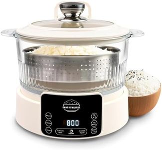 3L Low Carb Rice Cooker, 800W Low Sugar Rice Cooker With 4-Stage Lift Draining Tech, Stainless Steel Inner Pot, Healthy Digital Rice Maker For White And Brown Grains, Oatmeal, Steam, Soup, Sleek Design For Home Kitchen