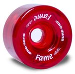 Sure-Grip Fame Artistic Indoor Wheels (Clear Red)