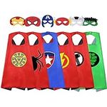 Outdoor Toys for Toddlers Age 3-5 - Party Favor for Kids, Treasure Store Superhero Dress up Gifts for 3-7 Year Old Boys Girls Costumes Supplies 6 Pcs