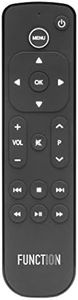 Function101 F101-ATVRM Replacement Button Remote for Apple TV | Infrared Connectivity | 2 AAA Batteries Included