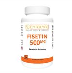 CYTOLYFE Fisetin 500mg Senescent Cell Removal 98% Pure Fisetin 500mg Therapeutic Dose 60 Capsules Senolytic Activator Anti-Aging Life Extension