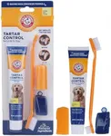 Arm & Hammer Tartar Control Dental Kit for Dogs, Banana Mint White