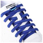 Olukssck 2 Pairs No Tie Shoe Laces for Kids and Adults, Tieless Elastic Shoelaces for Sneakers, 100cm, Royal Blue