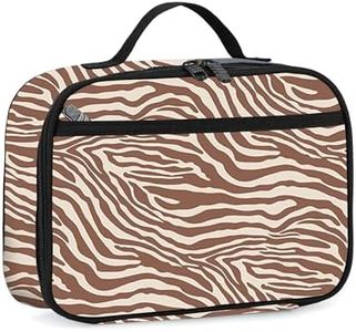 rickyh style Lunch Box with Padded Liner, Spacious Insulated Lunch Bag Durable Thermal Lunch Cooler Pack with Strap for Men Women Boys Girls Adults School Sports Beach Picnic Work Camp,2 Pocket