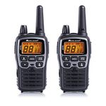 Midland - 2 Walkie Talkies XT70, Walkie Talkie 93 Channels - 69 LPD/24 PMR446 Licence-Free, Dual Band 2 Way Radio, 18H Battery Life, 12Km Range, Fast Charging & Accessories, 38 CTCSS Tones + 83 DCS