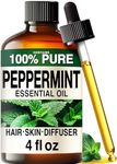 100% Pure Peppermint Oil - 4 Fl Oz 