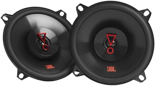 JBL Stage3 527F - Juego de Altavoces Coche 2 vías - Echo Auto de Harman Kardon de 200 vatios - 2 Unidades Altavoz para moviles Grande de 13cm - 130mm - 5,25 Pulgadas sin Tapa de Rejilla