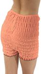 Malco Modes Womens Ruffle Panties Bloomers Dance Bloomers, Sissy Steampunk , Peach, Medium