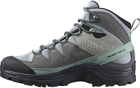 Salomon Women's Quest Rove Gore-tex Trail Running Shoe, Quarry, 9.5