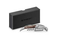 Le Creuset Black Walnut One-Step Waiter's Friend Corkscrew Wine Opener