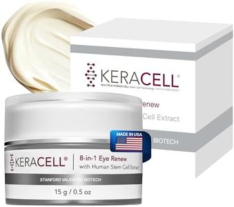 Keracell Eye Cream Anti Aging Solution – 8-in-1 Renew Cream with MHCsc Technology – Under Eye Cream for Dark Circles - Reduces Puffiness, Fine Lines, Wrinkles – With Peptides & Cucumber - 0.5 oz