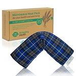 Unscented Microwave wheat bag-UK Made - NON Scented Royal Blue Tartan Cotton Made in Britain