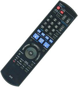 Replaced Remote Control Compatible for Panasonic DMR-EZ47V N2QAYB000197 DMREZ28 DMREZ47VP DMR-EZ37VP DMREZ37 DVDR VCR DVD Player