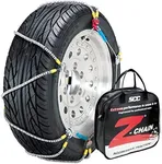 SCC Z-575 Z-Chain Extreme Performance Cable Tire Traction Chain - Set of 2,Silver