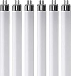 (Pack Of 6) F13T5/CW - T5 Fluorescent 4100K Cool White - 13 Watt - 21" Super Long Life Light Bulbs