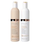 Milkshake Integrity Nourishing Shampoo and Conditioner with Milk Protein Shake- Set of Care Products for All Types of Hair - Moisture Repair Protection set 300 Ml Duo Pack