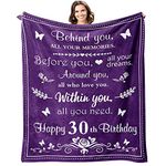 30th Birthday Gifts for Women Men 30 Year Old Birthday Gifts 30 Year Blanket Gifts 30th Funny Gift Idea 30th Birthday Gift Ideas Gifts for 30 Year Old Female Male Women Men (30th Birthday, 50"x60")