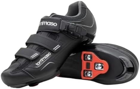 Tommaso Strada 200 Ready-to-Ride Mens Peloton Cycle Shoes—Road Bicycles & Indoor Cycling Shoes for Bikes with Delta Cleats—Explore Mens Bike Accessories—3 Hook & Loop—Size 13US—47EU