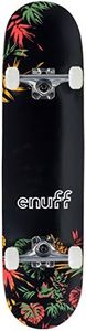 Enuff Floral Skateboard Complete Black/Orange Black/Orange, Standard