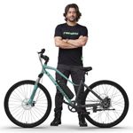 E MOTORAD - RIDE THE ELECTRIC REVOLUTION Unisex X2 Mountain Electric Cycle (17 Inches Frame, 7.65Ah Li-Ion Removable Battery, Front Suspension, Lcd Display, 250W Motor) (Aqua Green)