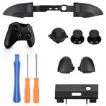 10pcs Controller Bumper Replacement Compatible with Xbox Series X/S, Replacement LB RB LT RT Bumpers Buttons Set with T8 T6 Screwdriver Repair Parts Kit, Compatible with Xbox Series Controller Gamepad