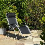 Kingfisher Gravity Garden Reclining Sun Chair Lounger