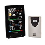 Wireless Colour Weather Station (Premium Quality ) Radio Controlled Clock ( UK Version ) Indoor Outdoor Temp Humidity Max Min with 24 Hour Auto Reset