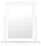 Bella Mirror - White - 46x47cm - Dressing Table Tabletop Mirror - Innova Collection from Home Selections