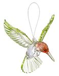 Ganz Red Throated Hummingbird Christmas Tree Ornament 4.5 Inch Multicolor, Christmas Tree Decorations