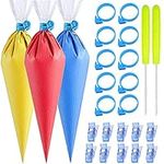 122Pieces Tipless Piping Bags - 100