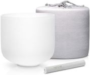 TOPFUND D Note Crystal Singing Bowl