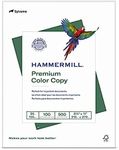 Hammermill Printer Paper, Premium Color 28 lb Copy Paper, 8.5 x 11 - 1 Ream (500 Sheets) - 100 Bright, Made in the USA