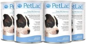 Pet-Ag PetLac Powder for Puppies - 10.5 oz, Pack of 4 - Puppy Milk Replacement Powder for Puppies Newborn to Six Weeks Old - Easy to Digest