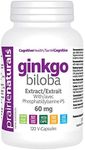 Prairie Naturals Ginkgo Biloba Extract 60mg with Phosphatidylserine VCaps - 120 Count