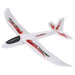 Alipis Foam Airplane Toy, 39" x 24" Large Throwing Glider Plane Toy Model Outdoor Flying Toy DIY Aeroplane Model Birthday Party for Kids Girls Boys 3+