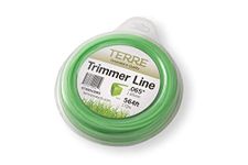 Terre Products - Quality Trimmer Line 1 lb. Length - 564 ft. Square Residential Grade Trimmer String - Size .065" Inch 1.65mm Line Length 172m for Weed Wacker