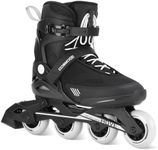 COSMOID Men's Adult Fitness Inline Skate-Roller Skates Blades Adult Male, Indoor Outdoor Black,Size 5-12,Move