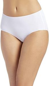 Jockey Women's Underwear No Panty Line Promise Tactel Hip Brief, white, 10