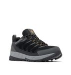 Columbia Men's Strata Trail Low Waterproof, Black/Elk, 11