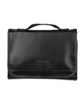 Kenneth Cole REACTION Men's Hanging Travel Kit, Black, One Size, Black, One Size, Hanging Travel Kit